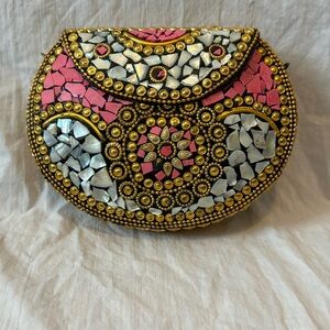 NWT Ramla Beverly Hills Tile Purse